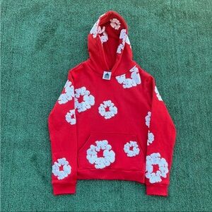 Denim Tears Hoodie/Red/Size L